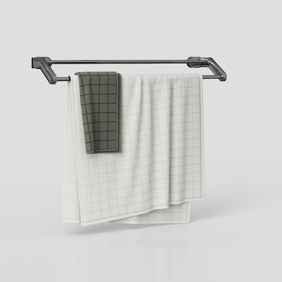 ราวผ้าขนหนูในห้องน้ำ