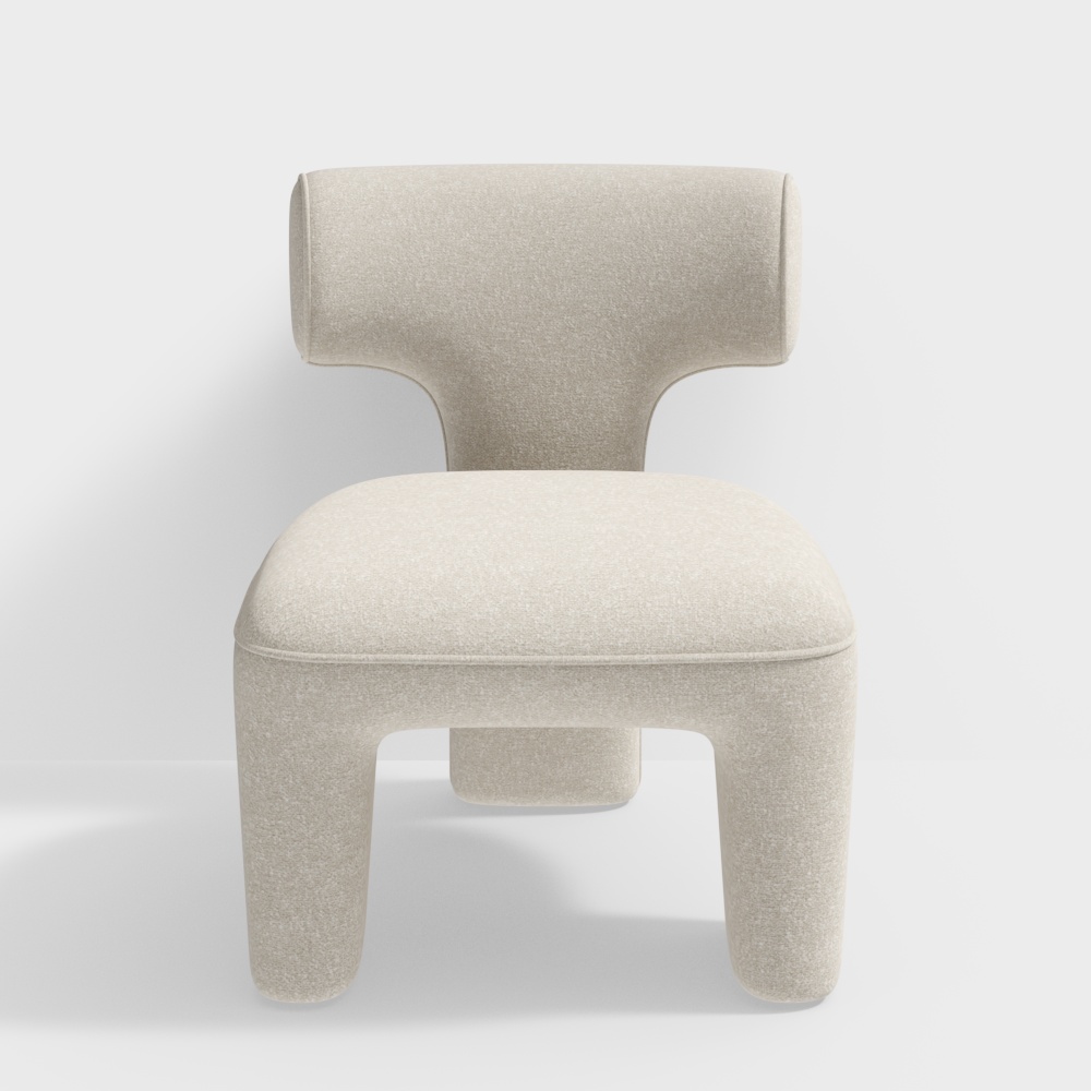 Cloud Chair 3D Model – Modern Minimalist Furniture
