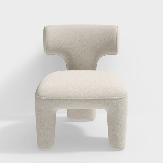 Cloud Chair 3D model - Modern Minimalist Design
