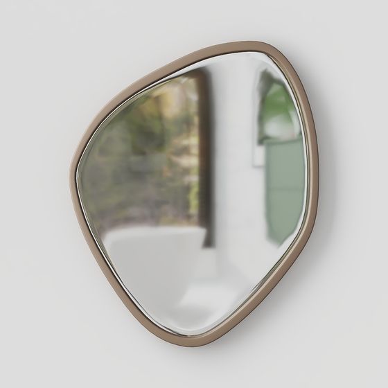 Sleek Mirror 3D Model for Modern Interiors