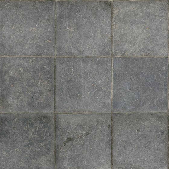 4 Cement Floor Tiles 3D Model