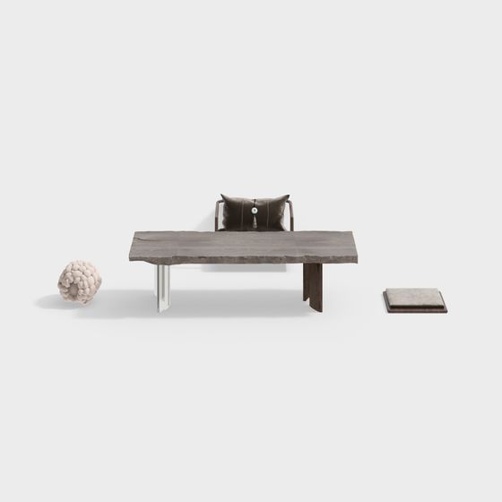 Natural Realm Long Table 3D model