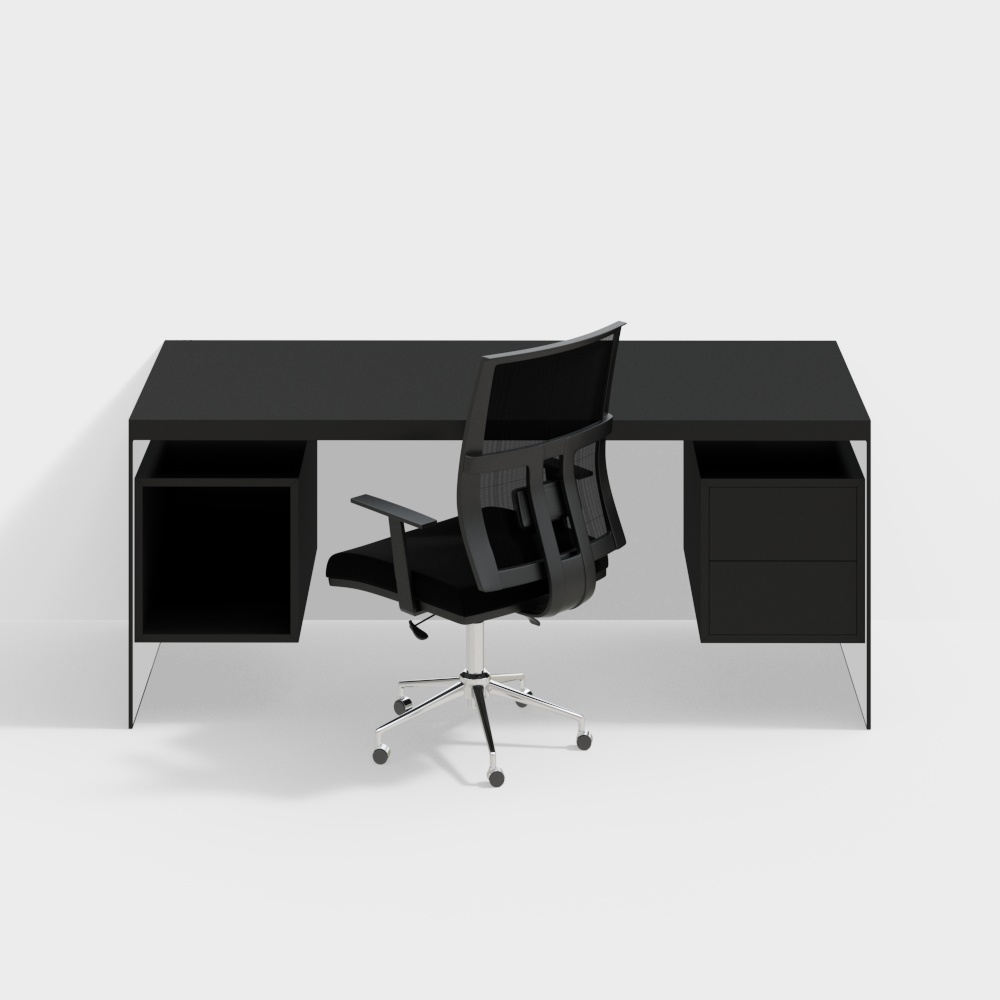 Modern Office Desk and Chair Set