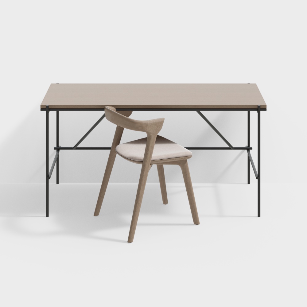 모던 테이블 및 의자 세트