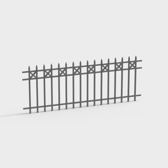 City Boundary Low-Poly 3D Model