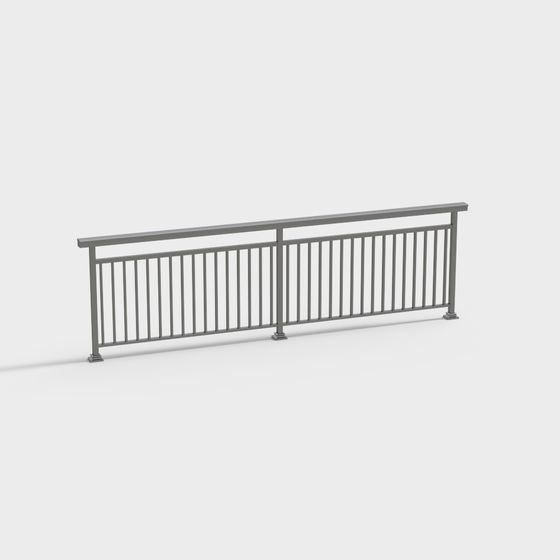 Urban Railing 3D model for Modern Design