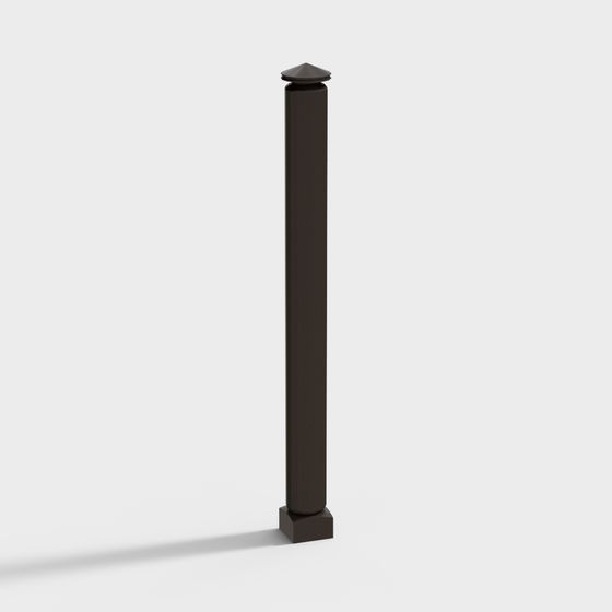 Urban Pillar 3D model for Modern Spaces