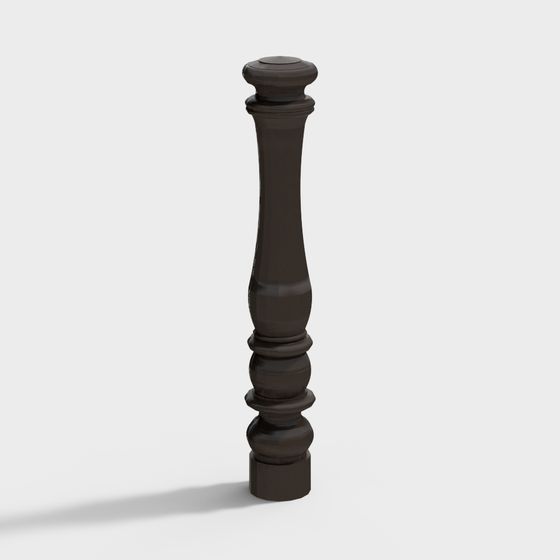 Vintage Column 3D model for Classic Designs