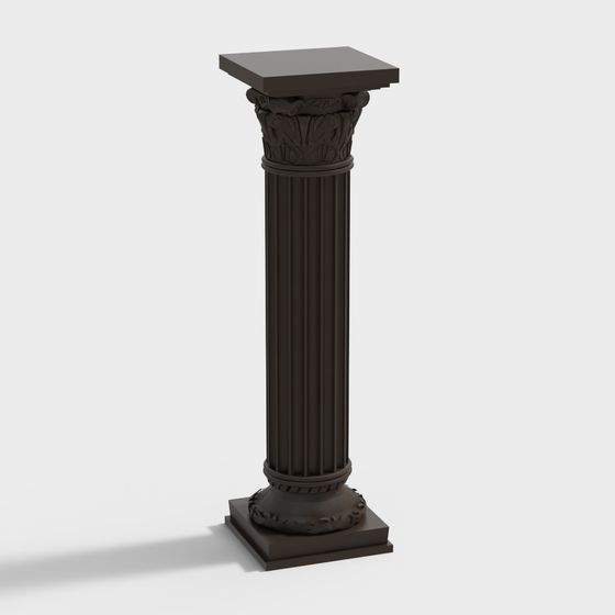Elegant Roman Column 3D model