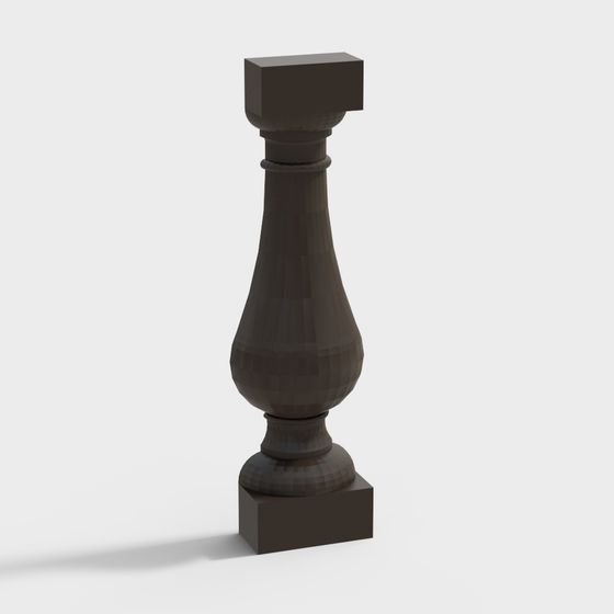 Vintage Column 3D model for Creative Projects