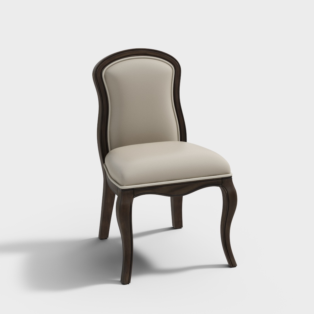 Elegant Low-Poly Armchair 3D Model – Classic Modern Design