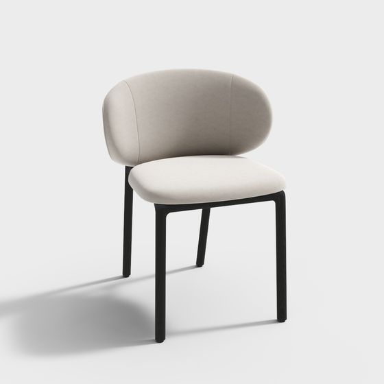 Streamlined Sofa Chair 3D model