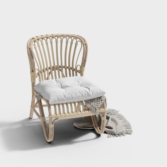 Sedia da Relax in Vimini Moderno