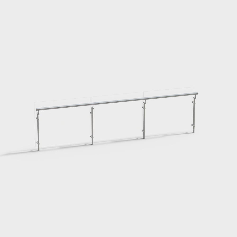 유리 경계 울타리