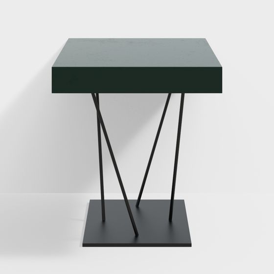 Прикроватная тумбочка FL99 глубокого морского зеленого цвета