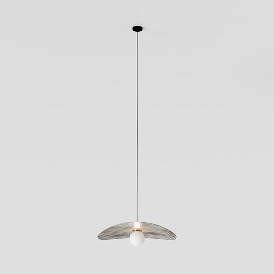 Modern Minimalist Pendant Lamp 3D model