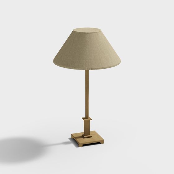 Elegant Minimalist Table Lamp 3D model