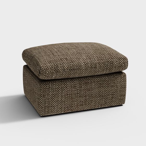 Minimalist Sofa Stool 3D model