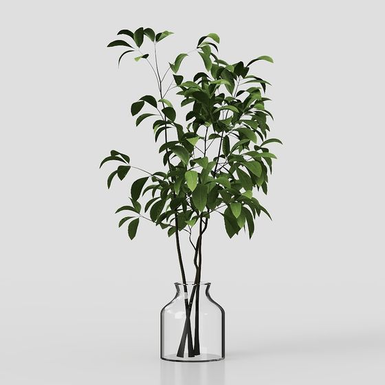 Glass Vase of Life 3D model for Creative Projects