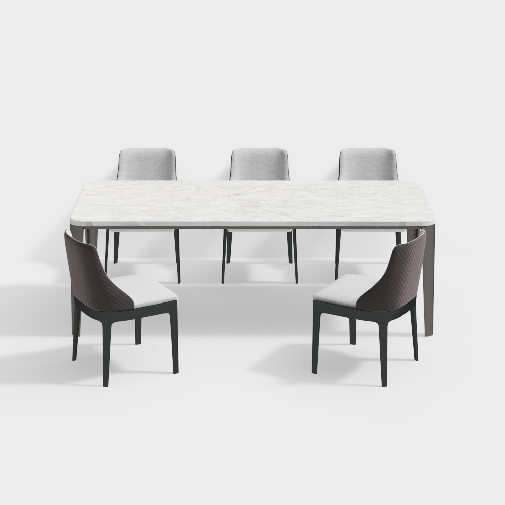Modern Dining Table and Chair Set