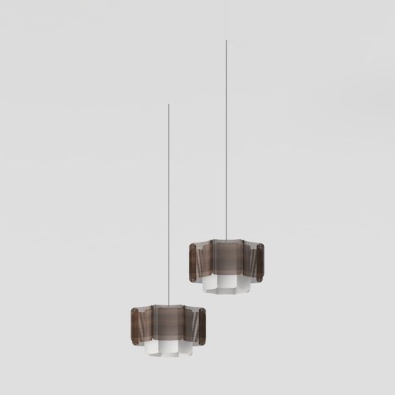 Unique Low-Poly Hanging Lamp 3D model