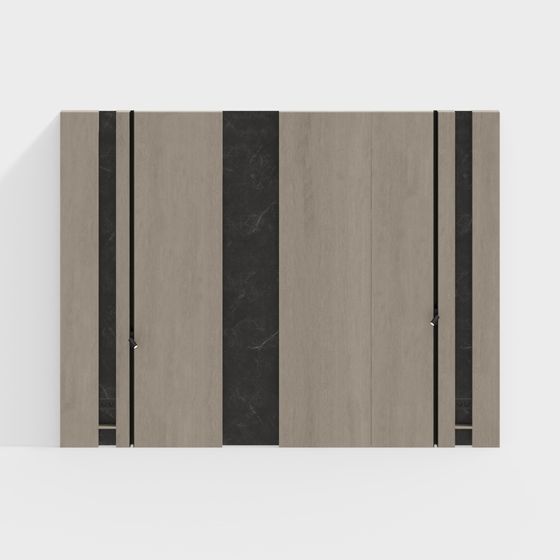 Urban Gate Low-Polygon Door 3D Model