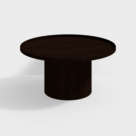 Stylish Round Table 3D model for Modern Interiors