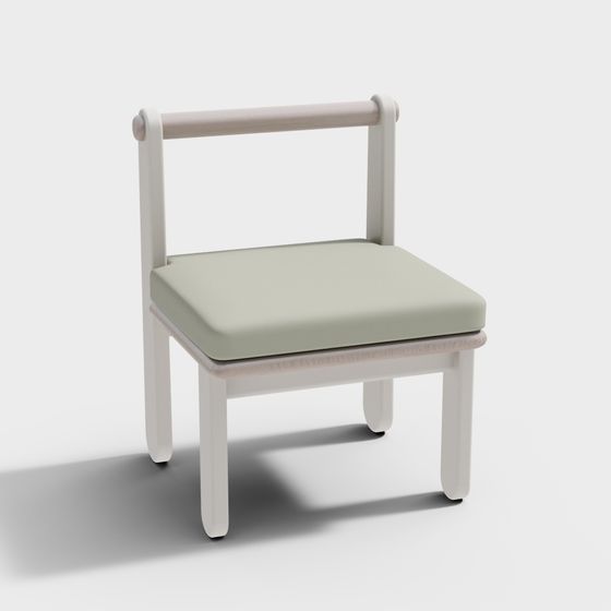 Cozy Chair 3D model for Modern Aesthetics