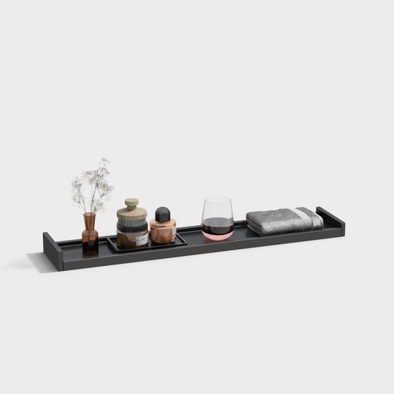Minimalist Bathroom Tray 3D model