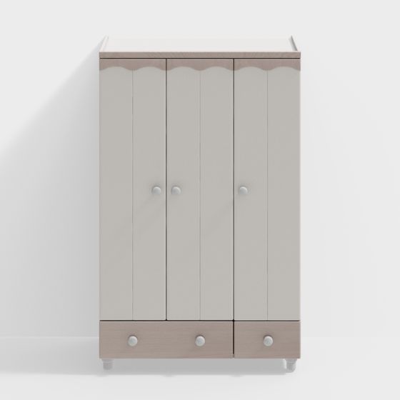 Wardrobe - 03 - Three-Door Wardrobe