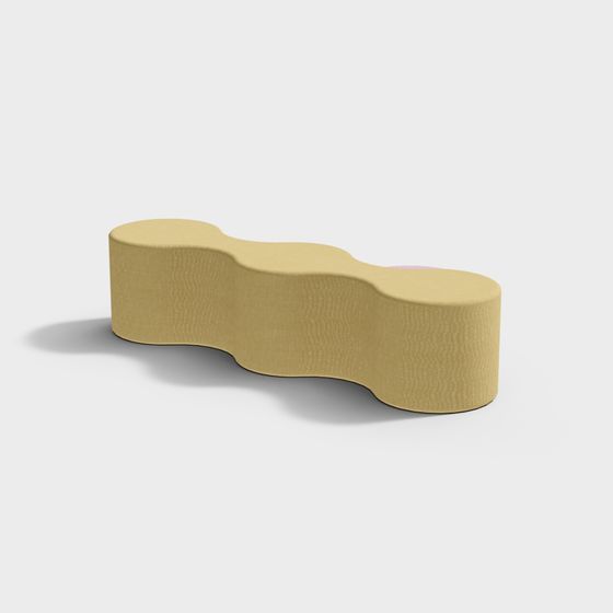 Streamlined Sofa 3D model