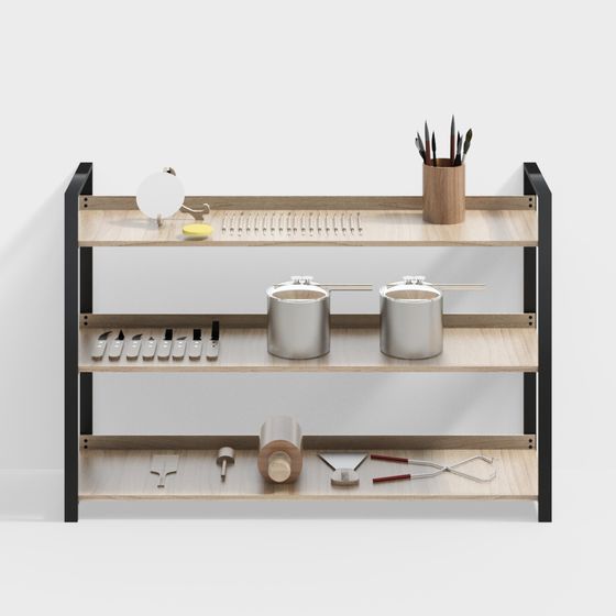 Art Studio Shelf 3D model