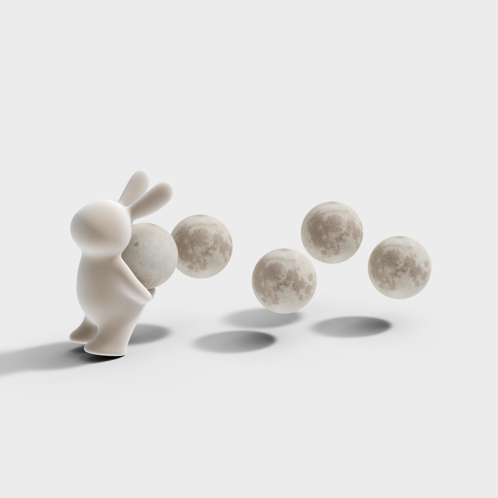 Modern Moon Decoration Lamp