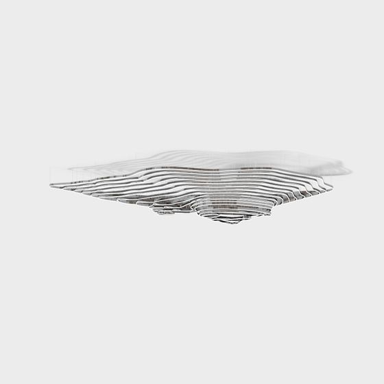 Wavy Ceiling 3D model