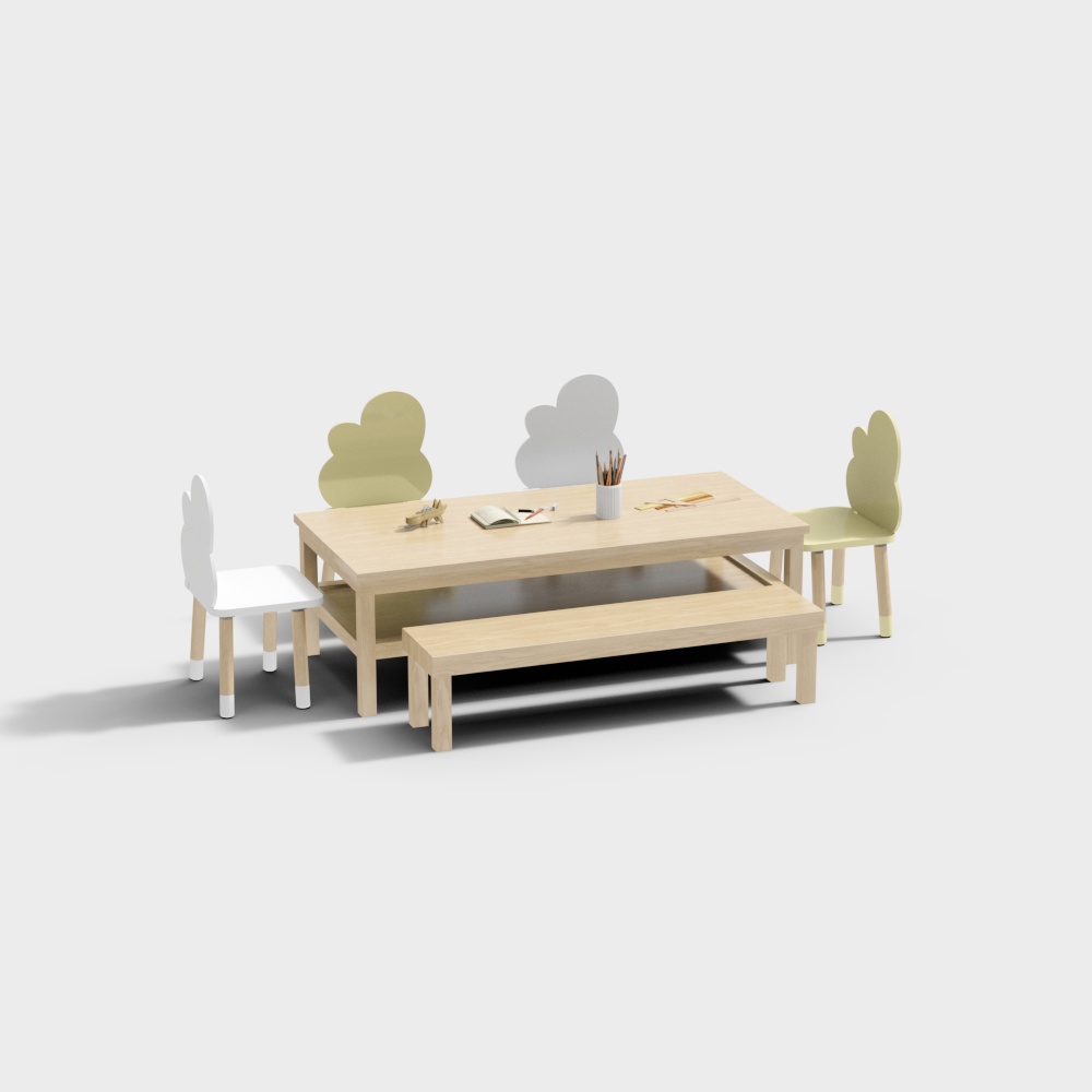 Set Scrivania e Sedia per Arte Asilo