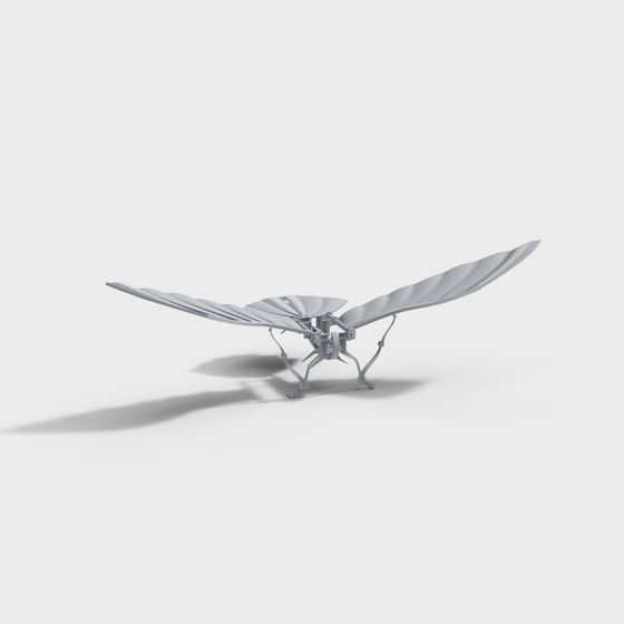 Mechanical Butterfly 3D model for Creative Projects