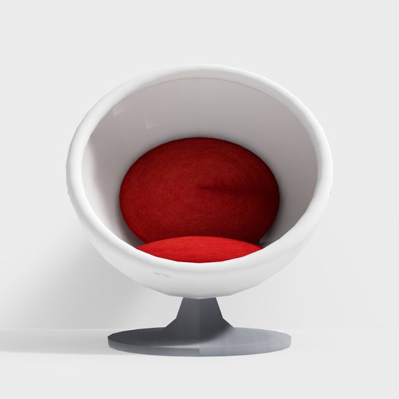 Unique Modern 3D Chair Model with Bold Design