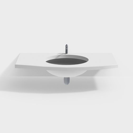 Minimalist Floating Sink 3D model