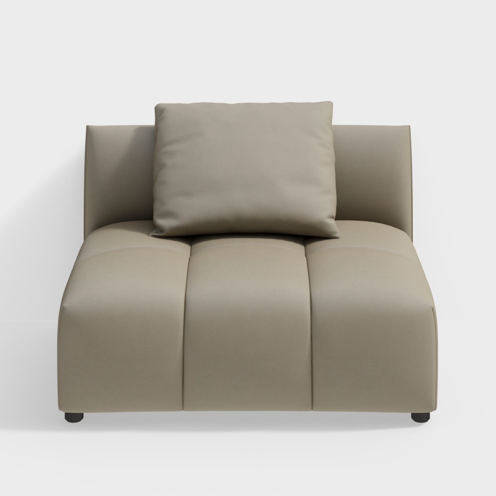 Edinburgh Sofa - Armfreies Einzelbett