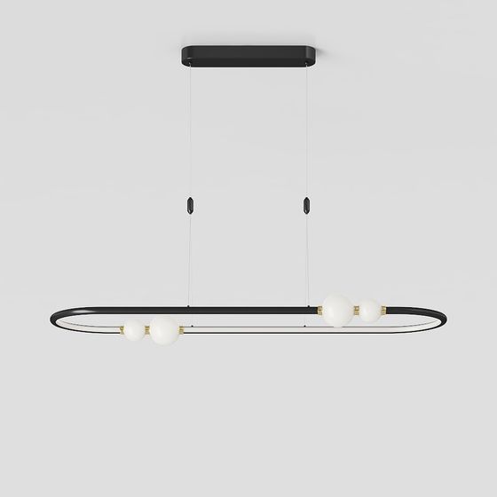 Suspended Art Light 3D model