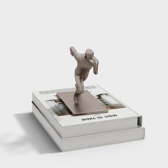 Balance Dance Low Poly 3D model