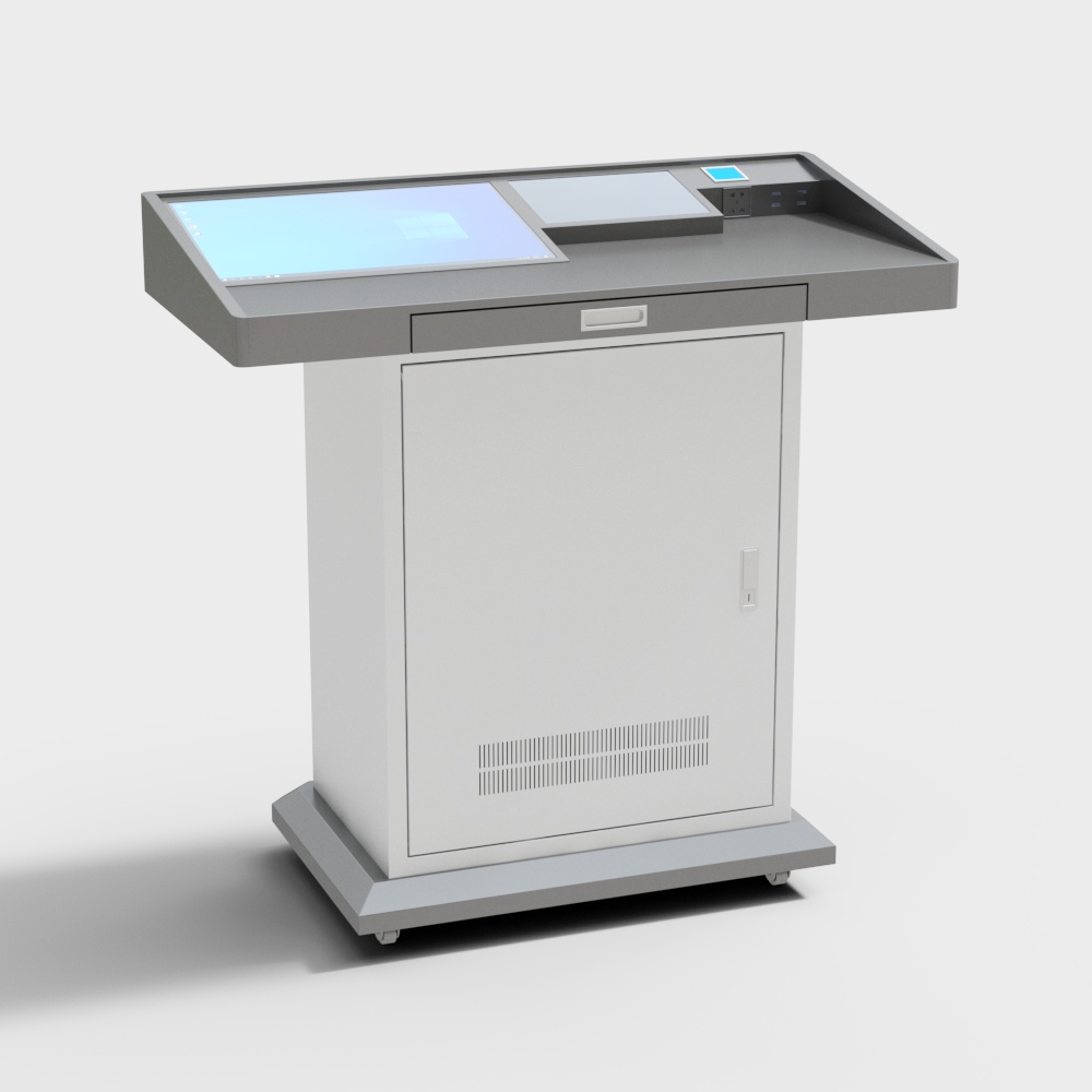 Simple Classroom Multimedia Podium