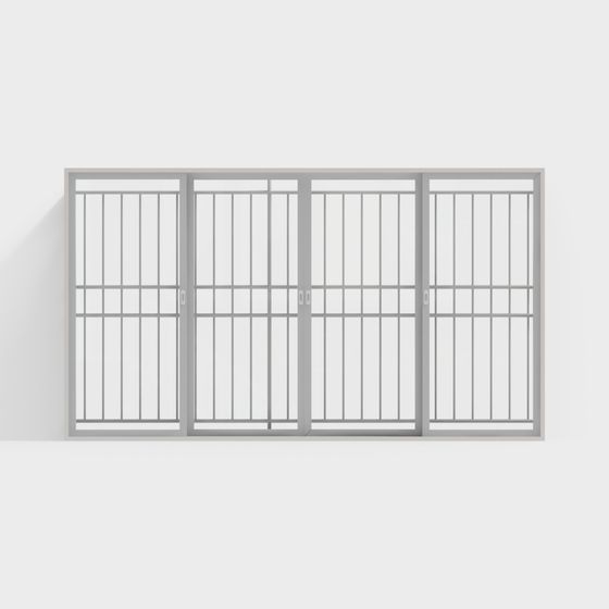 Stylish Low-Poly Door 3D model for Modern Design