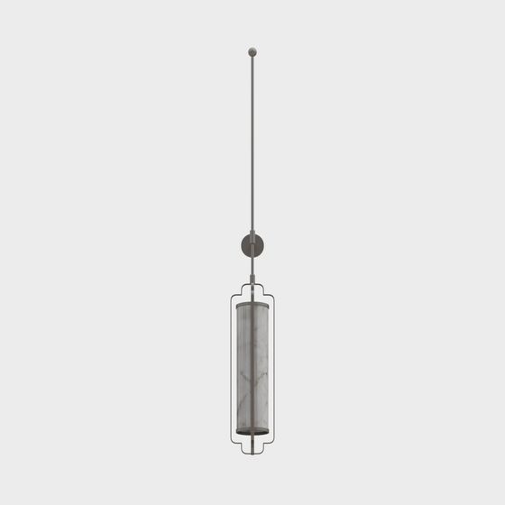 Stylish 3D Model Light Fixture for Modern Interiors