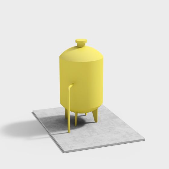Industrial Storage Tank 3D model