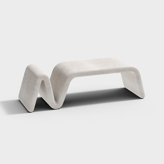 Elegant Streamline Sofa 3D model for Cozy Spaces