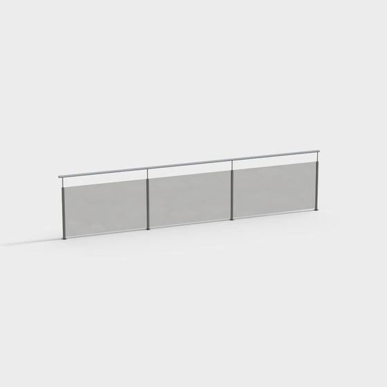 Urban Railing 3D model for Modern Design
