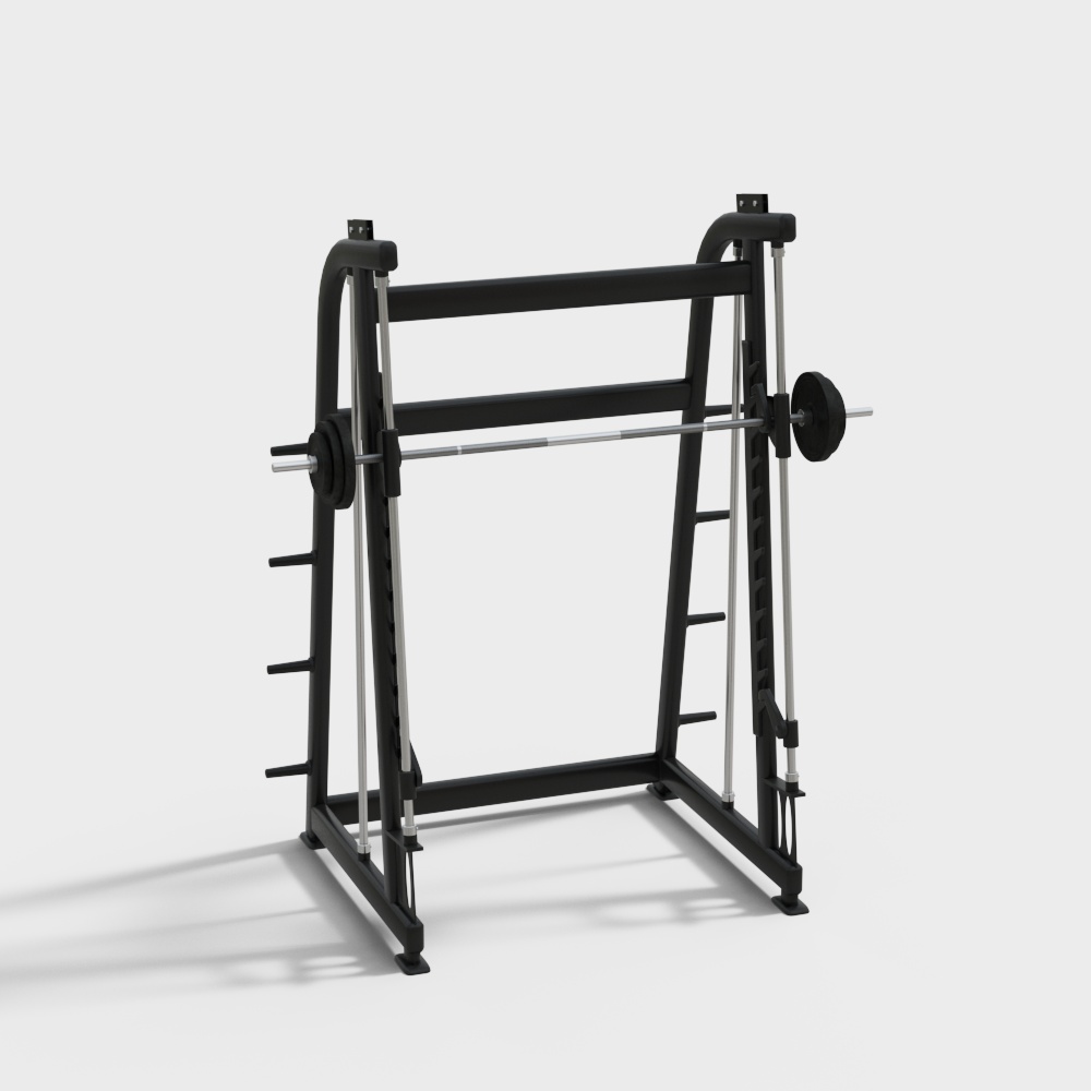 Fitness Equipment 3D Model – Low-Poly High Detail