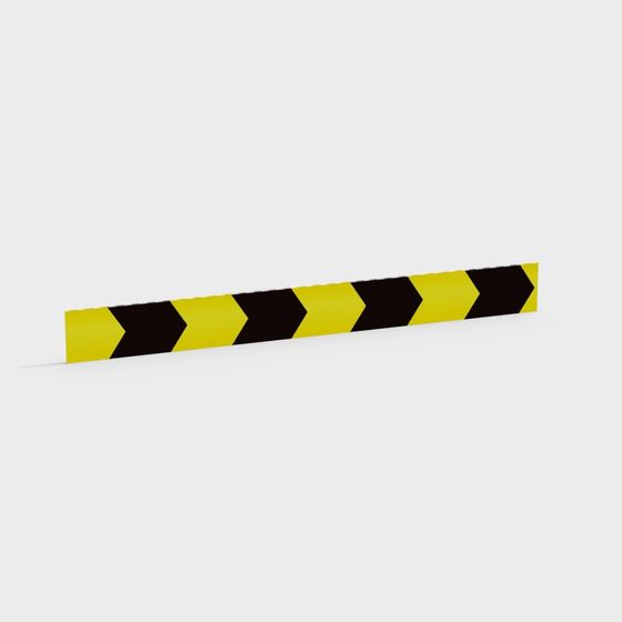 Modern Arrow Warning Tape 3D model