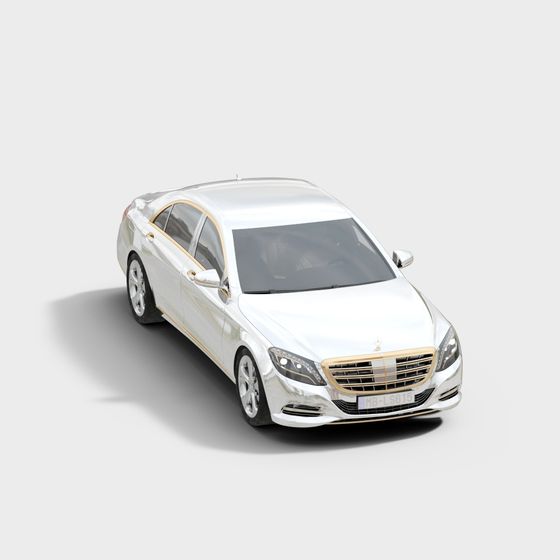 S-Class Sedan 3D model for Modern Design